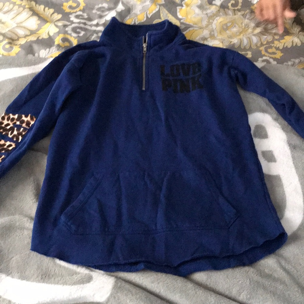 Blue hoodie